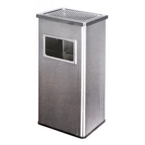 키친프리 사각 야외용 재털이 스텐 휴지통 대, 단품