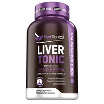 Herbtonics Liver Cleanse Liver Repair Formula 리버토닉 위드 아연 리페어 포뮬러 120정