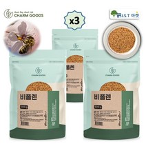 벌화분 먹는화분 비폴렌 꿀 벌 생 화분 가루 스페인산 효능 500g 선택구성, 3팩