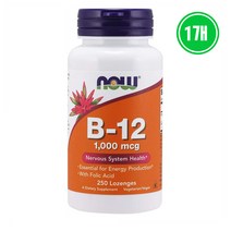 NOW Supplements 비타민 B-12 엽산 코발라민 250정