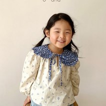 블라우스 여아 아동 유아 주니어 봄 프릴 프리티