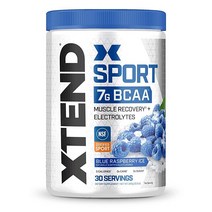 Scivation XTEND 스포츠 BCAA 파우더 블루 라즈베리 30회분, 12.2 Ounce (Pack of 1), Blueberry Raspberry Ice