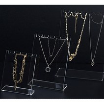 액세서리 투명 아크릴 진열대 판매대 목걸이 소품 디피 매대진열 거치대, 사이즈, 대