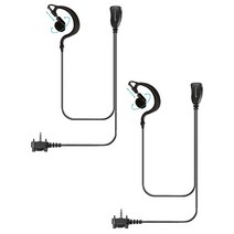 2 Pack Single Wire Earhook Earpiece for Motorola Vertex Radios VX-210 VX-231 VX-261 VX-264 VX-351 VX