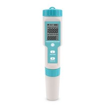 호환 측정기 수질 7 in 1 PH/TDS/EC/ORP/염분/S. C-600 PH 물 품질 음수 측정기 수족관 용 G/온도, No Backlight