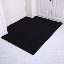 스토비투 현관 입구 코일매트 자동차 베란다 욕실 코일 매트 물청소 가능, 60x90CM개, 블랙 [20mm 두께]