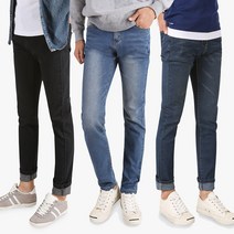 리드벅 남성용 7컬러 사계절 스판 데님 빅사이즈 일자청바지