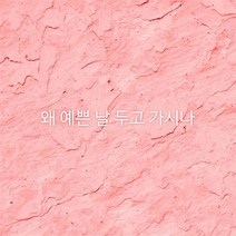 셀러허브 왜 예쁜 날 두고 가시나 감성 글귀 인테리어 액자 3호, 프레임액자(골드)