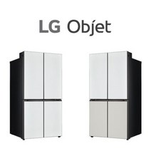 LG 디오스 오브제컬렉션 5도어 냉장고 (M873MWW152S M873MWG152S), 화이트+화이트