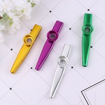 알티에리 피콜로 악기 6pcs 금속 kazoo 초경량 휴대용 교육 kazoo 장난감 동반자 키보드, 그림 1