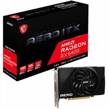 MSI 라데온 RX 6400 에어로 ITX D6 4GB
