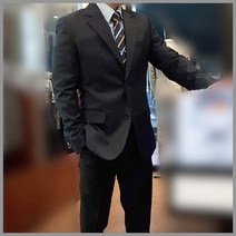 [젠틀안트] 그레이 제일모직원단 울 싱글 수트 GR-JGRAY