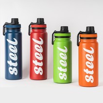 아웃도어 스텐 보온보냉 텀블러 대용량 거름망 손잡이 보온병 보냉병, 그린, 63OmI