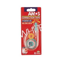 [RA㏓] 아모스 수정테이프 5mm 8M 2000 소품 용품 수정액 필기류 데스크 사무 화이트 ▷_§Ea, 《본상품》