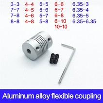 커플링 CNC 모터 조 샤프트 플렉시블 1PC MINGPING (Size : 6.35mm 4mm), 19 7mm 8mm