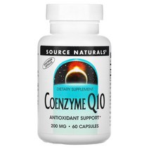 Source Naturals 코엔자임 Q10 200mg 캡슐 60정 [관부가세 포함] 91632, 200 mg