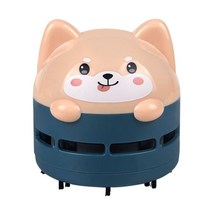 진공 청소기 귀여운 자동차 키보드 집진기 충전식 먼지 청소기 소형 휴대용 USB 데스크탑 진공 청소기, 02 blue