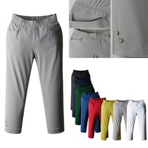 애니진 여성 7부 벤츄리 아이스 슬림일자 스판 중년여성 바지 마담의류 307