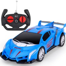 입문용 AliExpress 초대형 원격 제어 자동차 무선 장난감 드리프트 스포츠카 소년 선물 레이싱 C 오프로드트래커, 04 Blue lamborghini