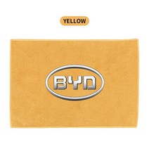 스웨이드 플리스 자동차 수건 마이크로 화이버 세척 천 BYD F3 I3 F0 F6 S6 S8 E5 E6 G3 G6 L3 S7 M6 SUV, 03 YELLOW