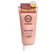 해피바스 티트리 아크네 클렌징 폼, 175g, 4개
