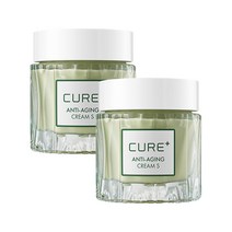 김정문알로에 큐어 안티에이징 크림 에스, 2개, 50ml