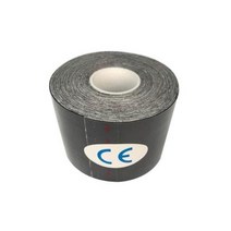 Kinesiology Tape 운동 회복 탄성 테이프 Kneepad 근육 통증 릴리프 무릎 패드 체육관 피트니스 Self-Adhesive Bandage, [04] 7.5cmx5m, [04] Black