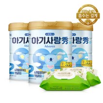 뉴 아기사랑 수 분유 2단계 750g, 3개