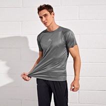 men running t shirt 땀 발산 압축 탄성 운동 체육관 농구 반팔 티 스포츠 저지 스포츠웨어 티셔츠