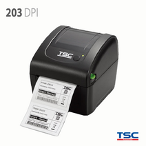 TSC DA210 데스크탑감열 203DPI 바코드라벨 감열프린터 바코드생성기 송장, USB