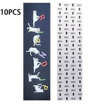 10PCS 스케이트 보드 그립 테이프 좋은 품질 OS780 # 디자인 33*9 인치 전문 수준의 실리콘 카바이드 소재, 16 10pcs