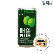 BUyuS매실 롯데 2박스 (30캔) 175ml x굿딜 브이숍