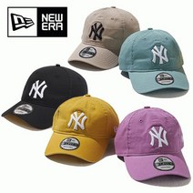 뉴에라 언스트럭쳐 MLB 베이직 워시드 뉴욕 양키스 볼캡 5종 12836215 6216 6217 6218 6189