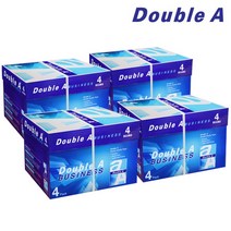 [더블에이] A4 복사용지(A4용지) 75g 2000매 4BOX, 상세 설명 참조