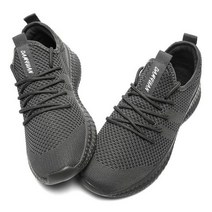 탕파기 남성 운동화 레이스 업 가볍고 편안한 통기성 Tenis Masculino Zapatillas Hombre, 04 다크 그레이_01 40