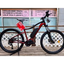 [삼천리자전거 플러스샵] 첼로 불렛 XC30 2023 산악 MTB 전기자전거 시마노 모터 - 100%완조립 배송 / 사은품 증정 / 헬멧 증정, 블랙/다크펄레드 - M사이즈