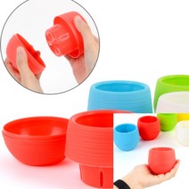 유디씨티 미니 컬러 원형 플라스틱 화분 소형 옐로우 칼라화분 다육이화분, 그린