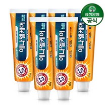 [유한양행] 암앤해머 에나멜케어 엑스트라화이트닝 치약 121g x 6개, 암앤해머 에나멜케어 치약 121g, 6