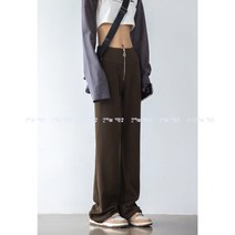 신이SH 더블샵 AZLAN 여자 다리가 길어보이는 하이웨이스트 스트레이트 일자 밴딩팬츠