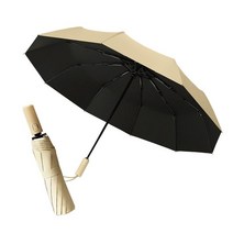 캔디 3단우산 레드 1개, 베이지