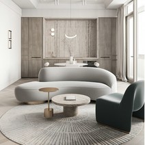 이탈리아 스타일 조약돌소파 3.5인용쇼파 거실 카우치 다우닝 소파 1인용미니 쇼파, 2인(스펀지충전재), 다크옐로우