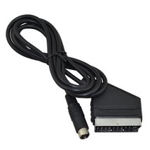 5.9 피트 Scart 케이블 RGB AV 커넥터 케이블 토성 게임 콘솔 용 SEGA 용 케이블 - BLAC