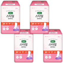 디펜드 스타일 라이너 요실금 패드 성인용 성인 일자형 일자 생리대 생리 기저귀 소변 패드, 디펜드스타일라이너바이올렛향 일반32개입 x 4