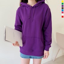 티데일리 젤란 쭈리 후드티 남여공용 무지 후드 티셔츠 S~2XL (8color)