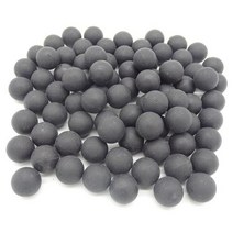 서바이벌 페인트볼 재사용 가능한 고무 페인트 볼 043cal 05cal 068cal야외, 0.68-250Pcs-Black