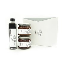 구본일발효 3년 숙성 된장 500g 찹쌀 인절미 고추장 500g 간장 300ml 3종 선물세트, 서리태간장