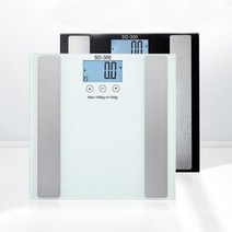 새해건강관리 디지털 체성분 분석 체중계, 블랙