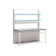 퍼시스 [본사직배송] 퍼시스 테이블 선반 단면형 LAR112HG 실험대, BK4B