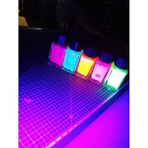 [만년필잉크] 야자컴퍼니 형광잉크 UV잉크 다잉메세지 하이라이터 6 Colors, 투명-소분잉크 20ml