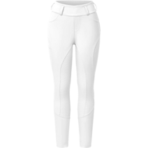 여성 승마바지 실리콘 풀패치 레깅스, 화이트, M, 1개